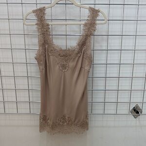 Elegant Lace Trimmed Women's Cami